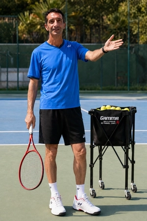 Farid Bentaous, international tennis coach in Marbella