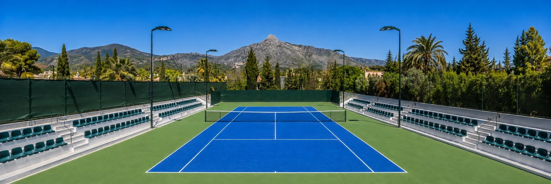 Tennis player working on technical development